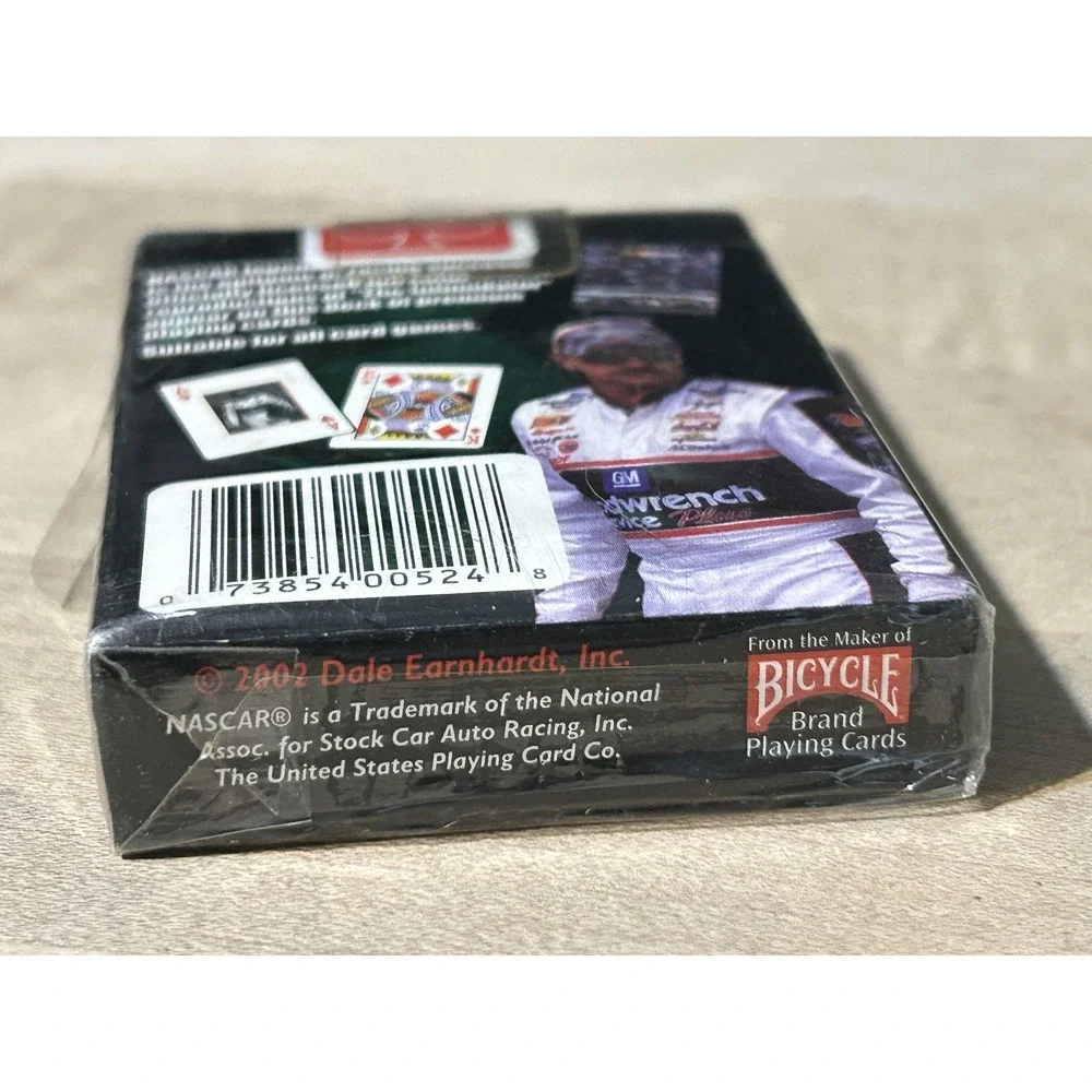 Vintage Dale Earnhardt NASCAR #3 Playing Cards Deck Sealed 2002‎ Bicycle Brand